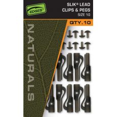 Fox EDGES™ Naturals Slik Lead Clip &amp Pegs - Size 10