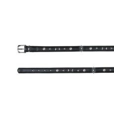 Echtleder-Hundehalsband Active Soft L, schwarz - 2,5 x 47-54cm