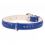 Lederhalsband Brilliance - 21 - 27cm, 15mm -  blau