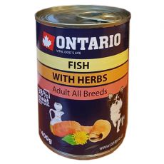 Feuchtnahrung ONTARIO Multi Fish und Lachsöl – 400g