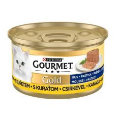 Nassfutter Gourmet GOLD - Pâté mit Hühnerfleisch, 85g