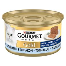 Nassfutter Gourmet GOLD - Pâté mit Thunfisch, 85g