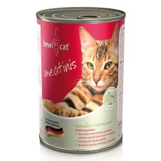 Nassfutter BEWI CAT Meatinis WILD, 400g