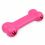 TPR Gummiknochen für Hunde, pink - 11cm