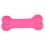 TPR Gummiknochen für Hunde, pink - 11cm