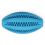 Hundespielzeug - Rugby-Ball, blau 11 cm