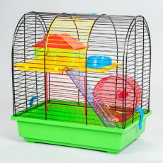 Käfig für Hamster - GRIM II mit kunststofflichem Zubehör 