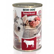 New BEWI DOG Nassfutter – Rindfleisch, 400 g