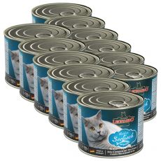 Dosenfutter für Katzen Leonardo - Fisch 12 x 200g