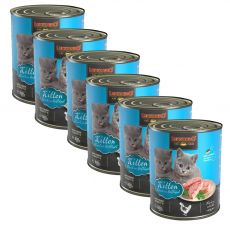 Feuchtnahrung für Kitten Leonardo Kitten 6 x 800 g