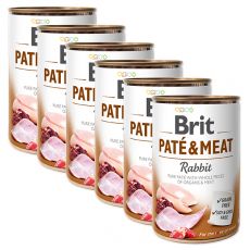 Nassfutter Brit Paté & Meat Rabbit 6 x 400 g