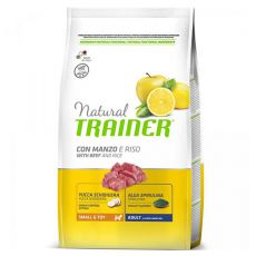 Trainer Natural Small and Toy Adult, Rind und Reis 2 kg