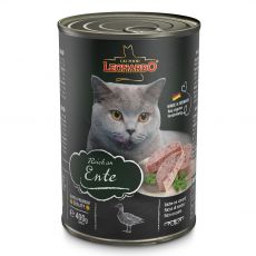 Feuchtnahrung für Katzen Leonardo, Ente 400 g