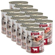 New BEWI DOG Feuchtnahrung – Rindfleisch, 12 x 800 g