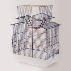Käfig für Papageien IZA III - KOBALT - 52 x 32 x 63 cm