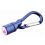 Flasher für Halsband für Hund und Katze - violet, auf Batterien, 1 cm 