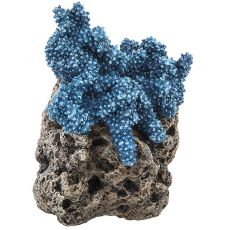Aquarium Dekoration - Blaue Koralle, 9,5x10,5x14cm
